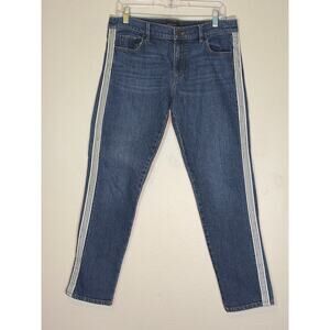 Ann Taylor, The Girlfriend side strip Jeans , women's 4
